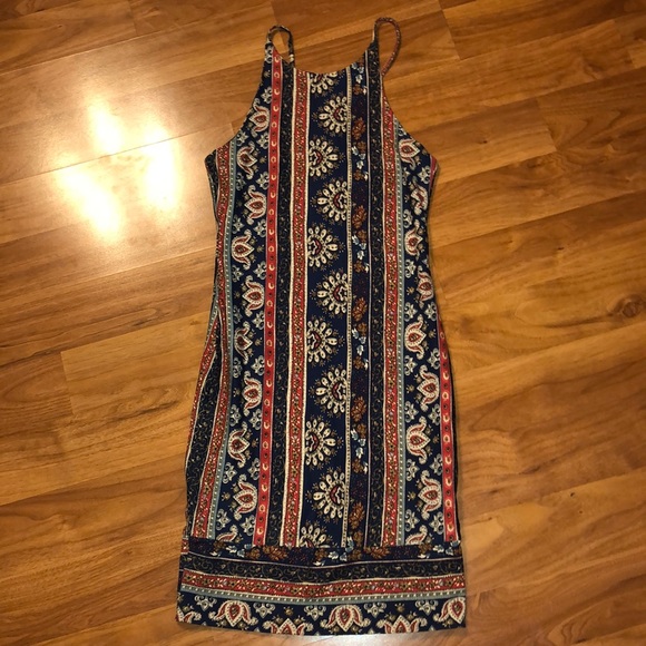 NWT Paisley Pattern Spaghetti Strap Dress - Picture 2 of 5